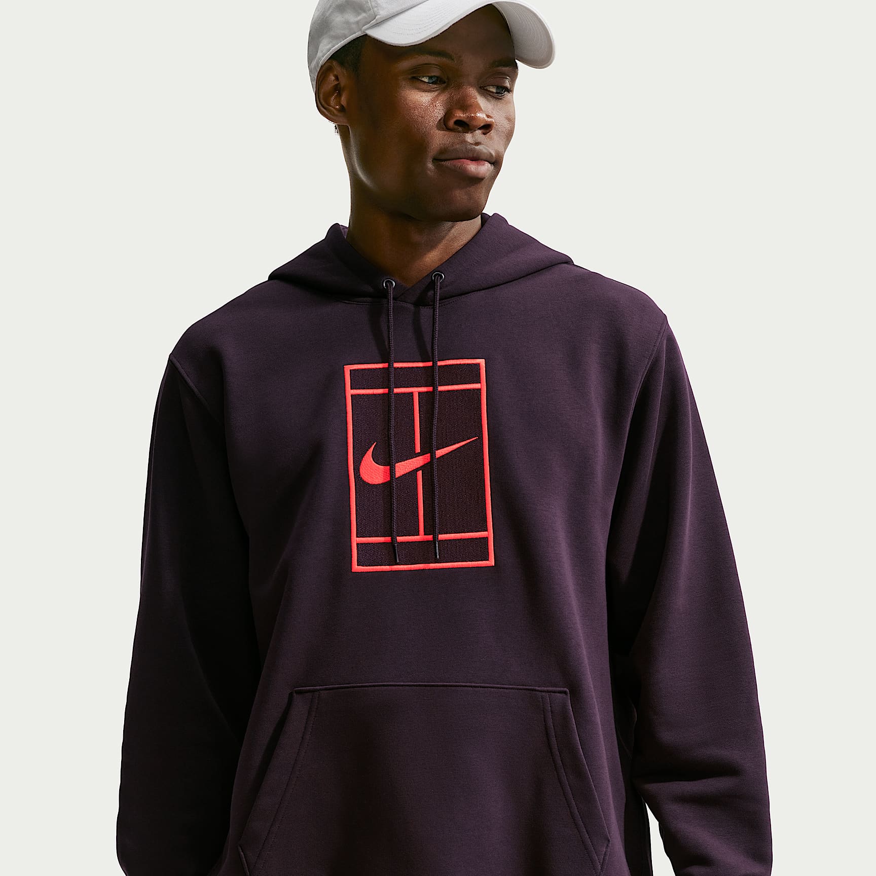 NikeCourt Slam Men's Dri-FIT Fleece Tennis Hoodie. Nike LU